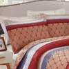 3pcs free pattern quilted bed spread set