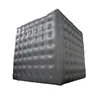 advertising silver inflatable cube helium balloon flying balloon