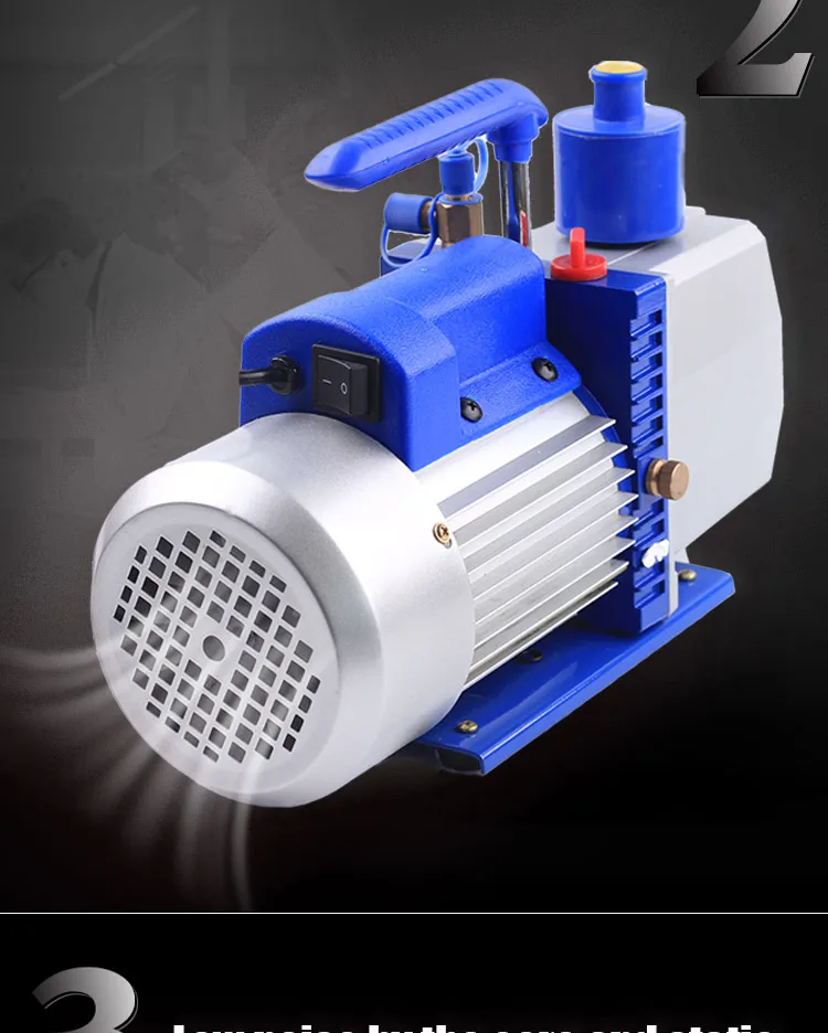 Hvac Electric Rotary Vane Value Motor Oil Pump Air Compressor