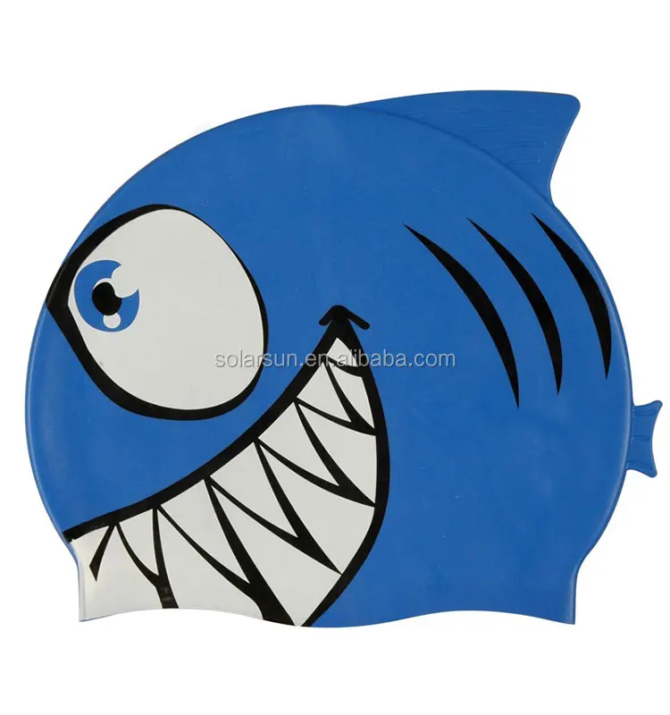 Chinese factory wholesale colorful small baby kid swim hat funny swimming cap