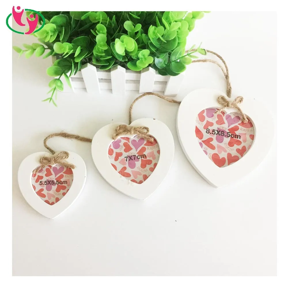 Novelty Heart Shaped Hanging Wood Photo Frame Buy Heart Shaped Haning