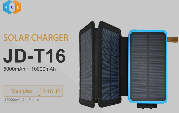 Foldable Backpack Solar Power Bank Charger