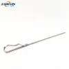 bbq Skewers 17" Stainless Steel 304 Barbecue Skewers Flat Metal Grilling Skewers Set for grill Reusable durable BBQ Sticks
