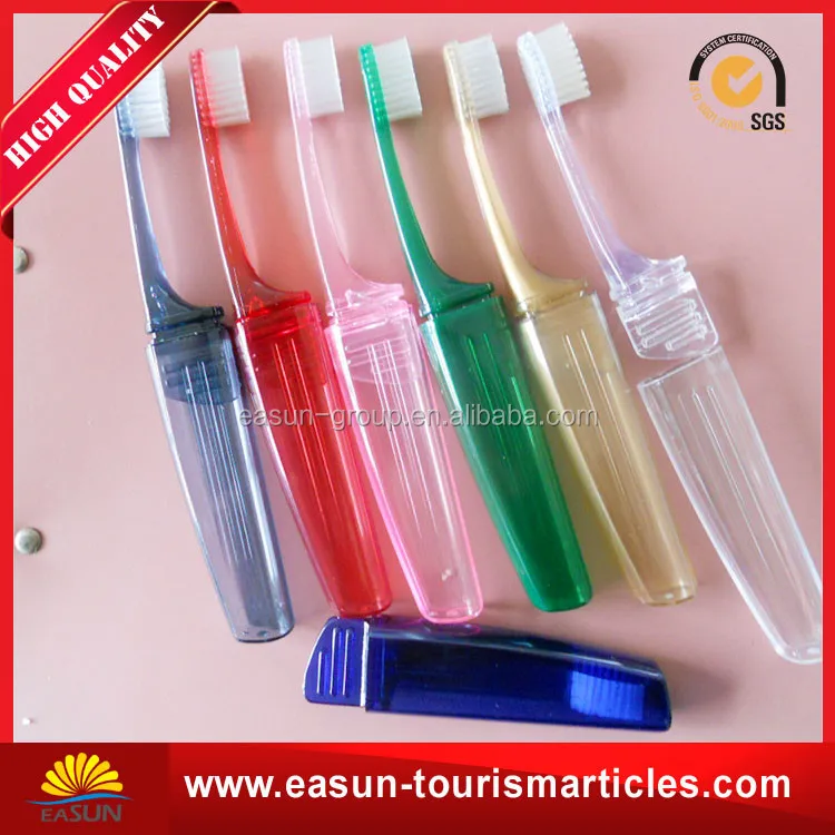 Disposable Foldable Toothbrush Travel Toothbrush Case Dental Composite