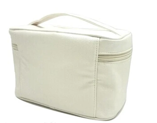 Trendy pu leather modella travelling cosmetic bag promotional