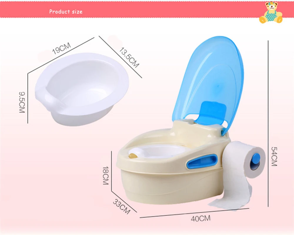Baby Potty Toilet Bowl Cute Mini Training Pan Toilet Seat Children