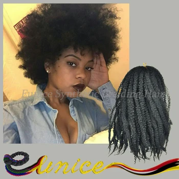 Unbraided Marley Afro Silk Hair Extension Crochet Havana Hair