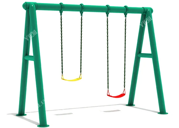 Comercial De Hierro Forjado Patio Swing Niños Columpio Al Aire Libre