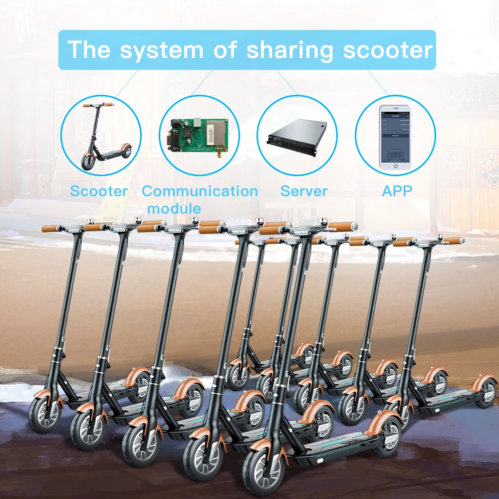 2g/3g/4g Gps Sharing Scooter With App Function And Realtime Gps