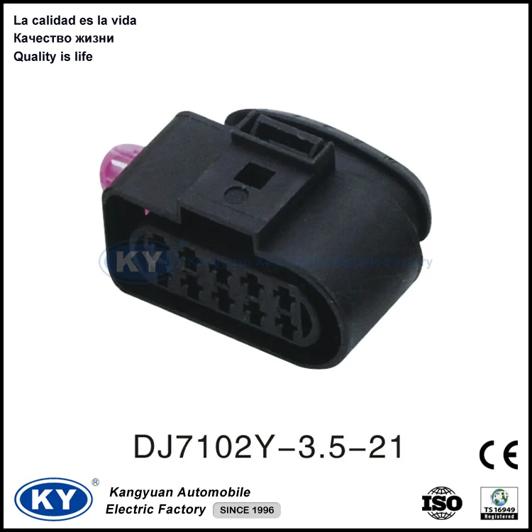 Ky Auto Connector 10 Way 10 Pin Sealed Female Socket Car Connector For Vw,Audi,Seat,Skoda Buy