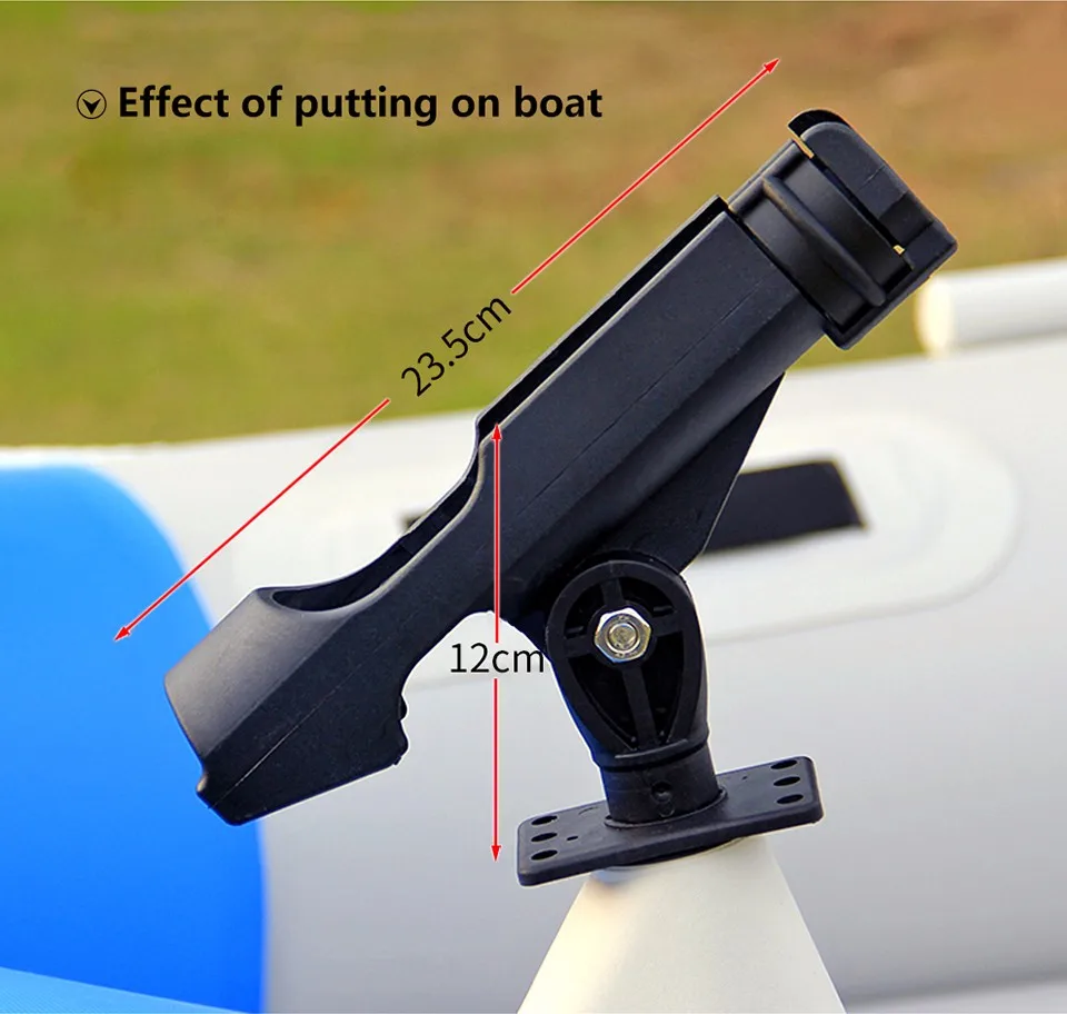 Hider High Quality New Pa 66 Adjustable Removable Rod Holder For