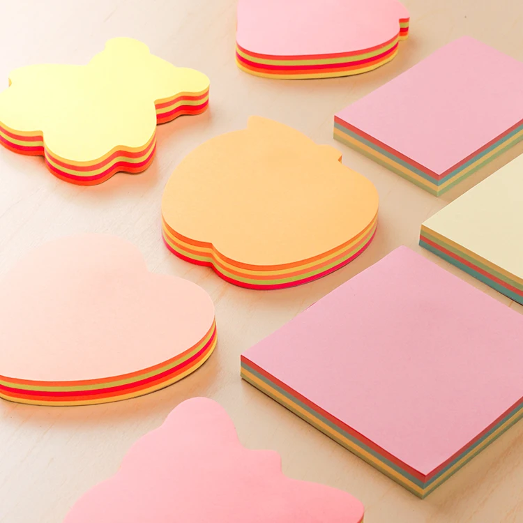 Sticker Memo Pad Different Kawaii Shape Professional Personalized Mini 3x3 Sticky Notes Buy