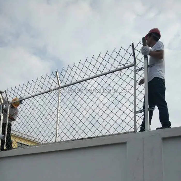 razor wire fence