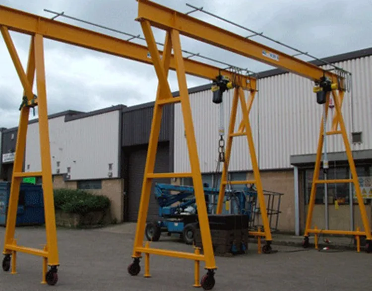 Easy Operate Mini Gantry Crane 1ton 2ton 3 Ton Lifetime Service Mini 5