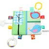 Colorful Lovely Baby Cloth Teething Comforter Toy Set
