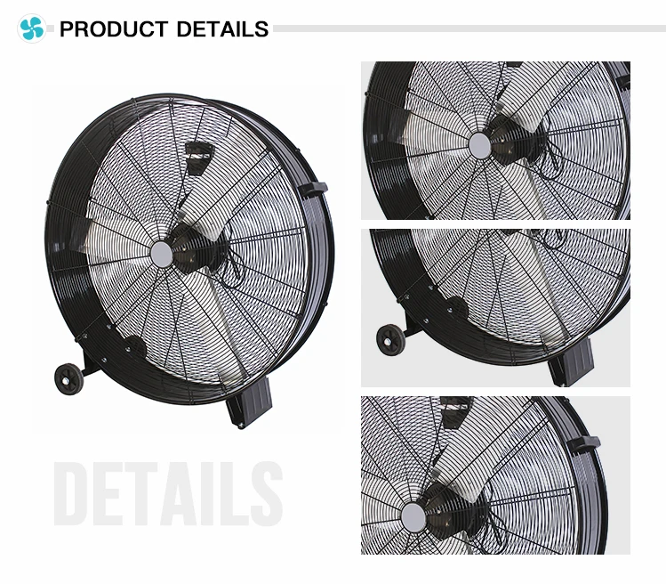 Commercial Drum Fan, 220v, 600, 750, 900 - detail 6