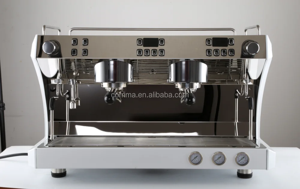 Two Heads Espresso Cofee Machine Capuccino,Macchiato Buy Commercial