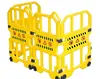 PVC Injection Yellow Car Parking Crowd Control Expandable Barrier Gate