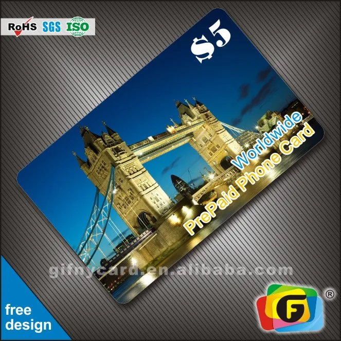 China Factoty Full Printing Recharge Prepaid Phone Card Buy Prepaid