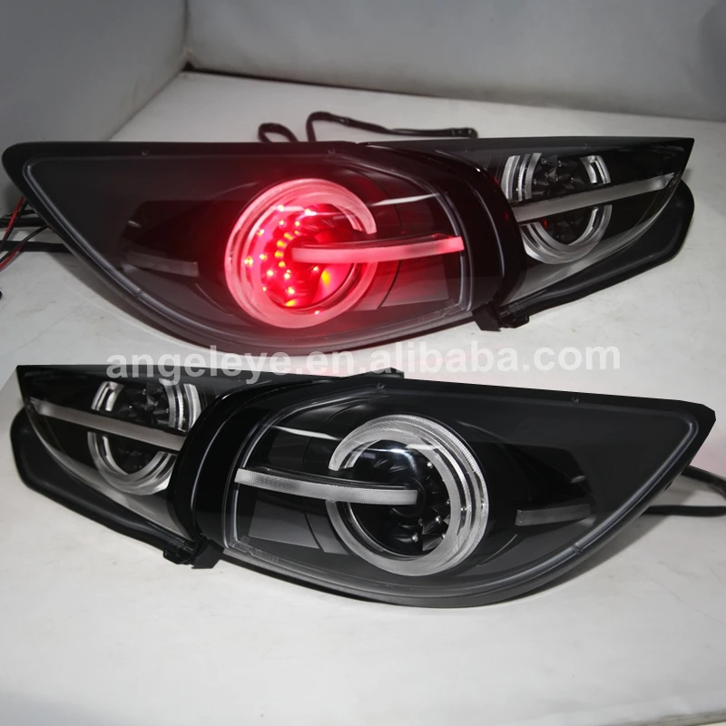 LED rear light For MAZDA 3 Axela Hatchback LED Strip Tail Lamp 2015 Clear cover TW