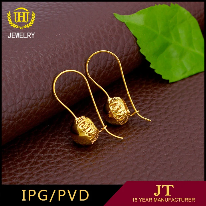 gold ear studs for ladies