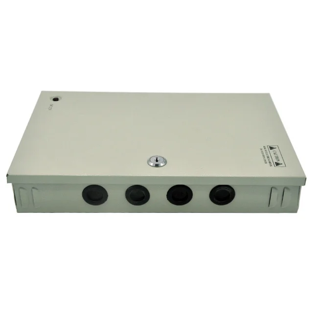 Caméra de sécurité CCTV DVR, 18 ports, interrupteur, boîte d'alimentation, DC 12V 15A, Distribution