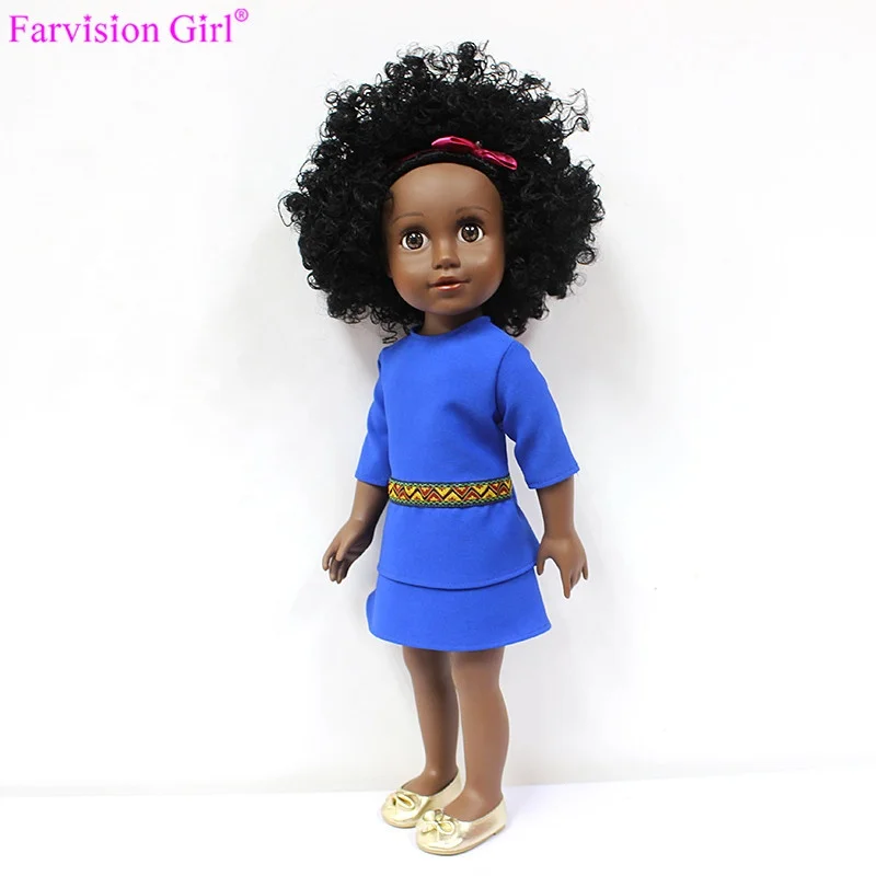 Hot Afro American Girl Doll Black Doll 18 Wholesale Buy Afro