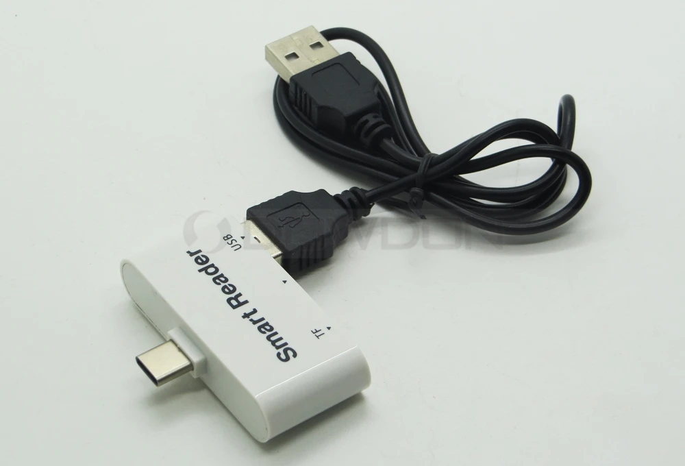 3 IN 1 Type-C OTG Smart Card Reader for SmartPhone Tablet PC - ANKUX.COM