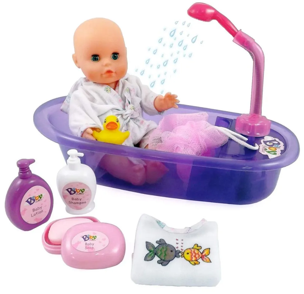 doll bath set