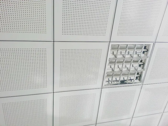 Plain Paper Faced Perforated Gypsum Ceiling Tile - Buy Acoustic Ceiling