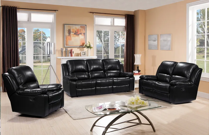 Cheap Price Home Furniture Recliner Sofa Set Genuine Leather Sofa Bed