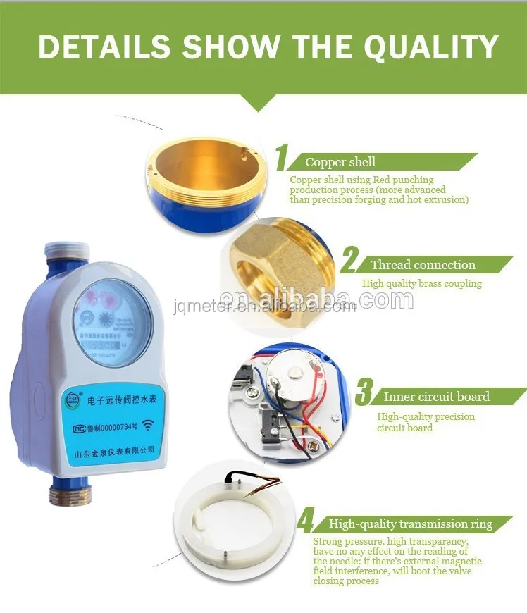 wireless AMR gprs 2g/3g network smart water meter - ANKUX.COM