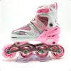 2017 Adjustable outdoor inline skates aggressive freestyle skate wheels adult kids on sale blade skate