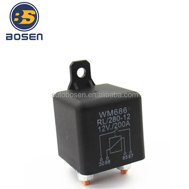 Relé Automotivo Wm686 12v/24v,Relé Automotivo Para Iniciar Relé 12v/24v ...