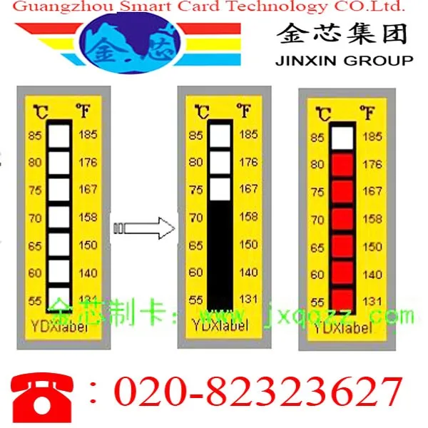 72 Degrees Thermal Paper Temperature Recorder Temperature Sensor Labels