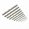 Hss Round Shank Fully Ground Silver Twist Drill Bit For Metal Processing