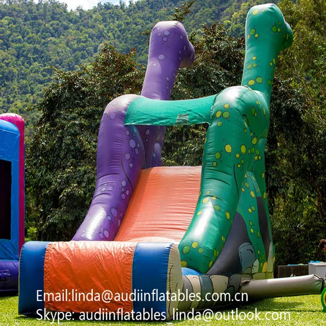 giant inflatable kids party dinosaur slide inflatable dry slide