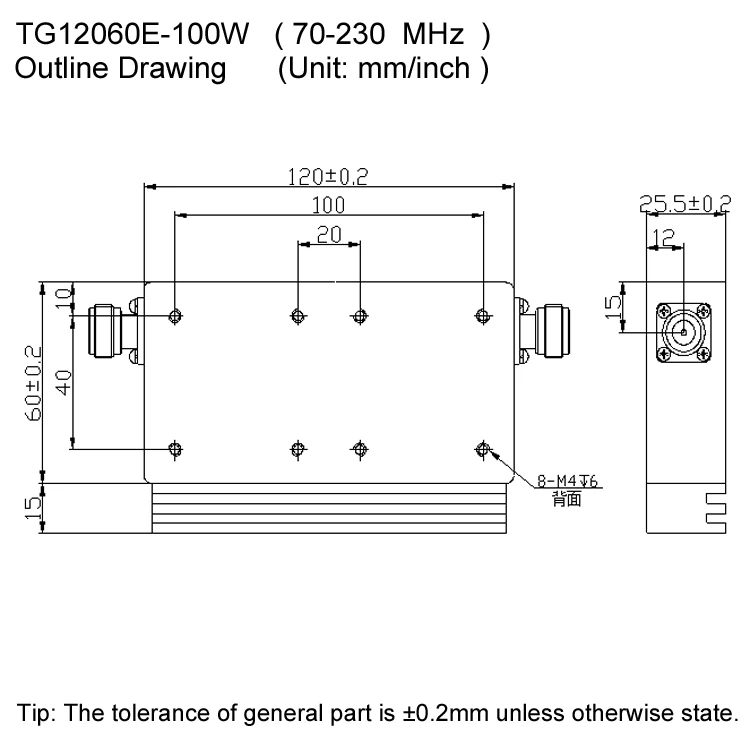 High Quality Junction Coaxial Isolator