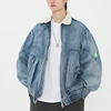 Men Jacket and Coat Trendy Warm Fleece Thick Denim Jacket 2019 Winter Fashion Mens Jean Jacket Outwear Male