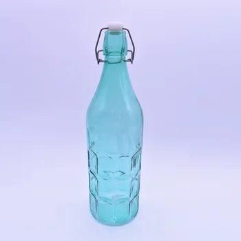 Download Wholesale Beverage Glass Bottle Hinged Clamp Buckle Airtight Juice Glass Bottle - Buy Swing Top ...
