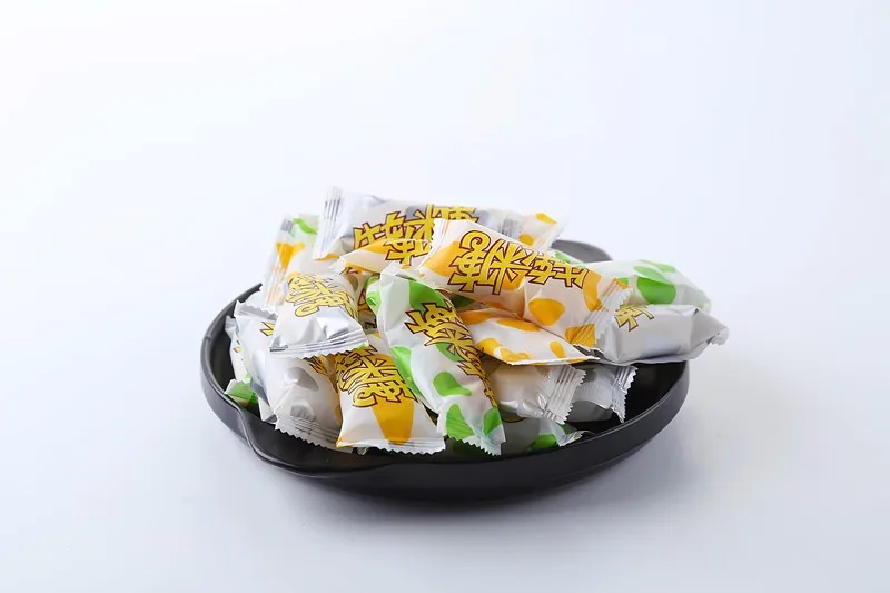 fruit durian pulpa center filled nougat candy