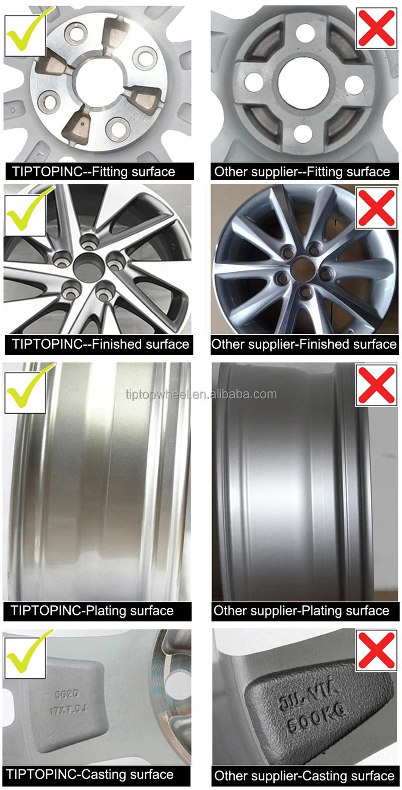 Via Rims 16 Inch 16x6.5 Inch Via Alloy Wheels Ruede 5x114.3 Elantra Concave| Alibaba.com
