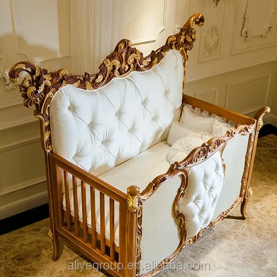 brass baby crib