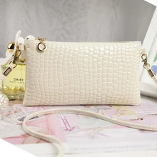 2015 Women Leather Handbags Crocodile Messenger Crossbody Clutch Shoulder Handbag For Women Bag
