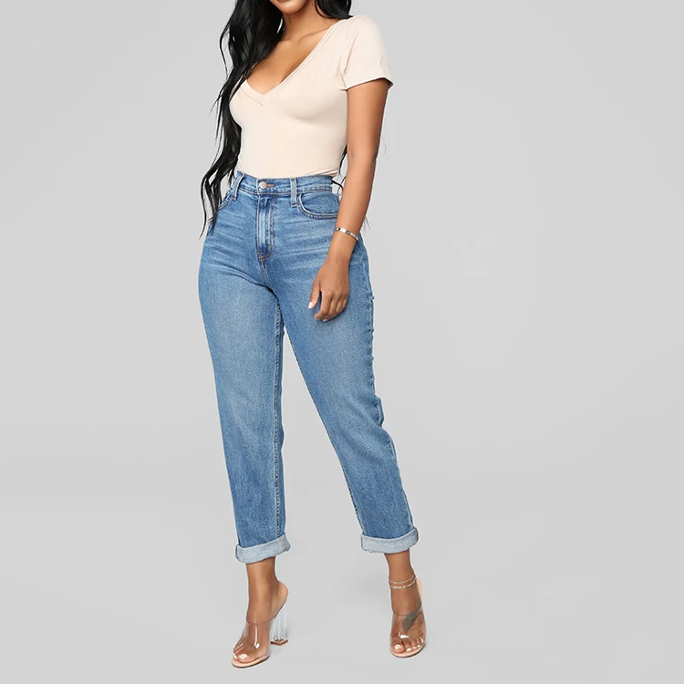 blue jean trousers for ladies