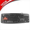 Professional bulk USB keyboard custom made 3D wired normal size computer keyboard