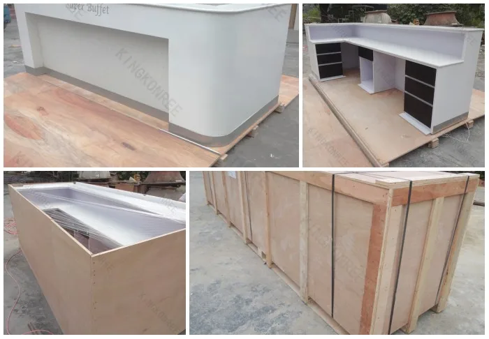 reception desk packaging 