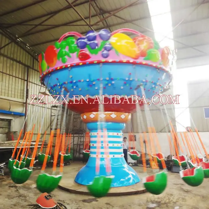 amusement park trailer fruit flying chair ride