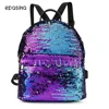 2018 hot new fashion multi-function students cute mini school back pack kid bling sequin shoulder bagpack backpack bag women