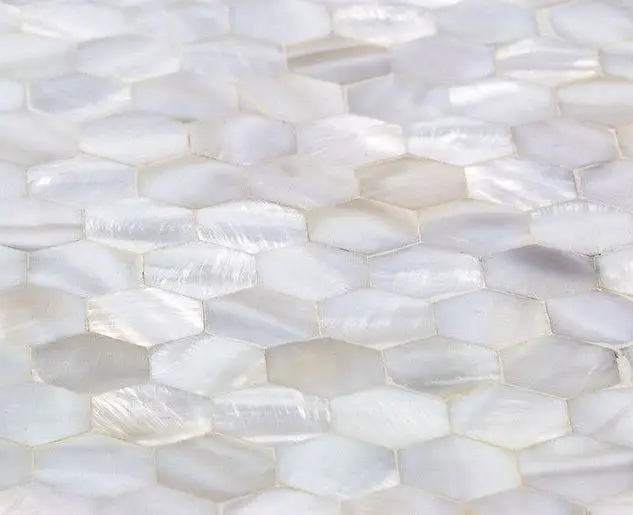 China Supplier Hexagon Mother of Pearl Mosaic Backsplash Tile